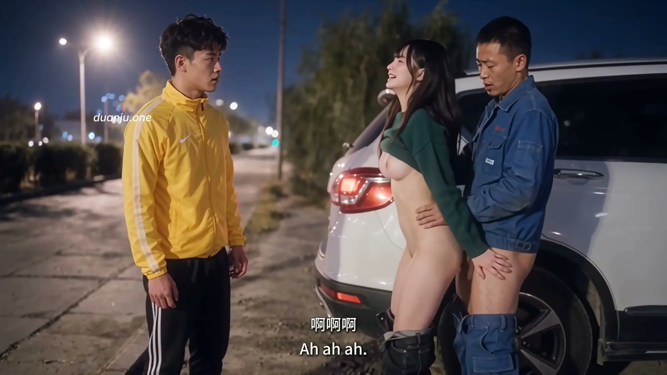 带着女友被路人操封面